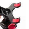 Handlebar Mount Cell Phone Holder Black Bike Phone Holder Microphone Stand  For Smart Phones Mic