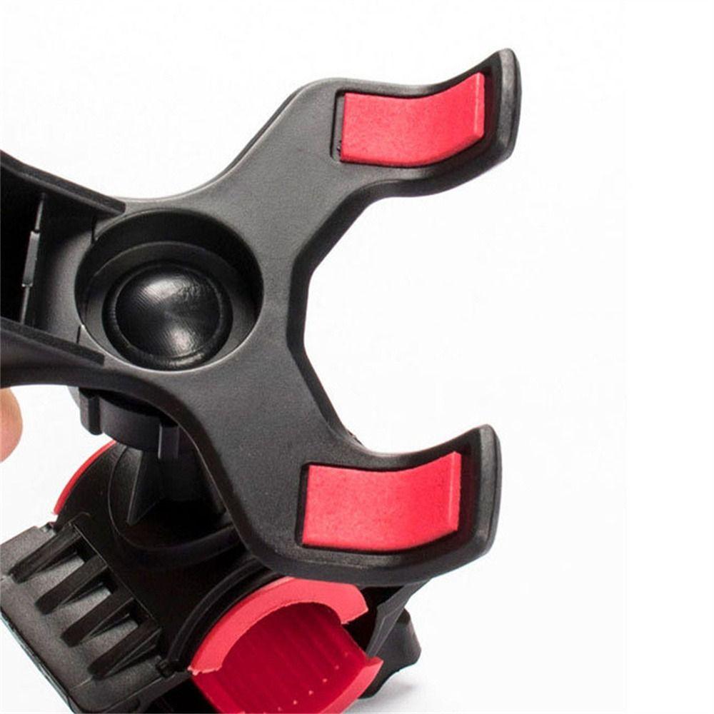Handlebar Mount Cell Phone Holder Black Bike Phone Holder Microphone Stand For Smart Phones Mic