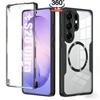 Полностью защищенный со всех сторон чехол 360° для Samsung S26 Ultra S25 S23 S22 S24 Plus Магнитная крышка для беспроводной зарядки Magsafe