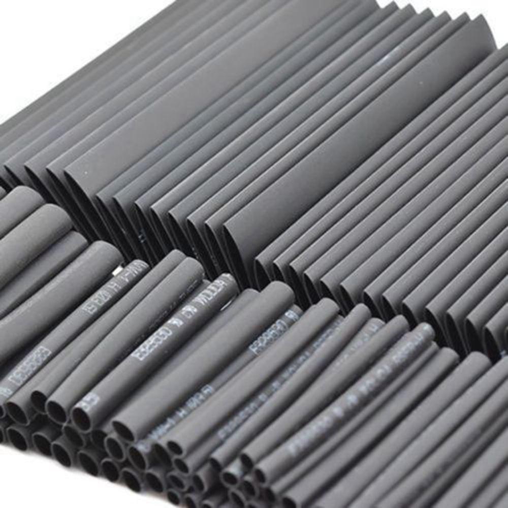Combination Black Color Tubing Wire Heat Shrink Tube Electrical Cable Tubes Wrap Sleeve Assorted