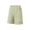 Li Ning Fitness Series Solid Color Logo Print Quick-Dry Sports Shorts Men Shorts Yew-Green AKST297-3