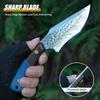Portable Stainless Steel Forged Kitchen Knife- Perfect for Outdoor Camping and BBQ! Hunting Knife, Boning Knife, BBQ Knife