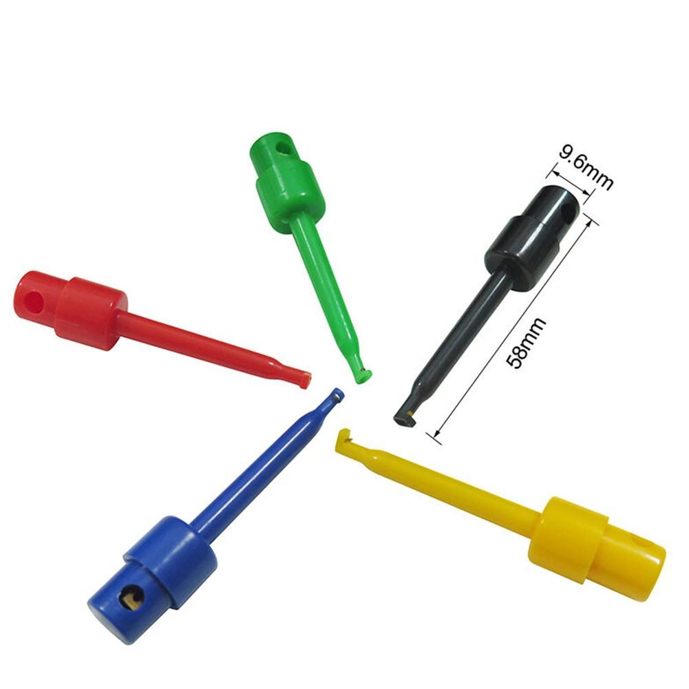 20pcs For SMD IC Test Hook Clip Mini Grabber Insulated Copper for DIY Electrical