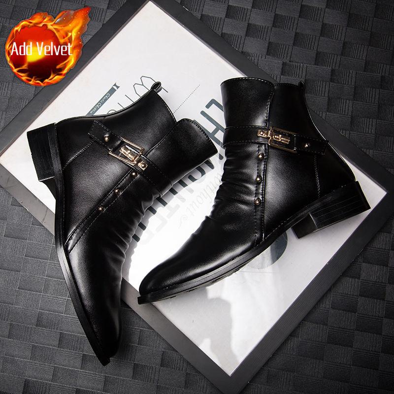 Мужские ботинки весна осень мода острый носок мужская обувь ретро винтаж удобные оригинальные предложения Y2k классика высокое качество новый