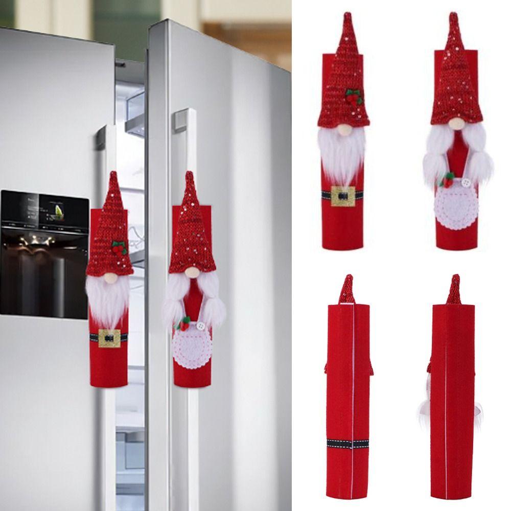 Winter Dishwasher Door Handle Cover Cloth Door Knob Protector Microwave Oven