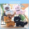 Cat Cute Mini Plush Keychain Backpack Charm Pp Cotton Stuffed Toy Girls Gift