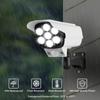 2400MAH LED Solar Lamp Human Sensor Wireless Wall Night Light with Remote Control Outdoor Waterproof Garden Yard Dummy Camera Lantern