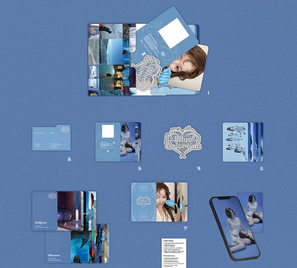 (Альбом Platform POCAALBUM Ver.) NMIXX [Blue Valentine] 1-й полноформатный альбом