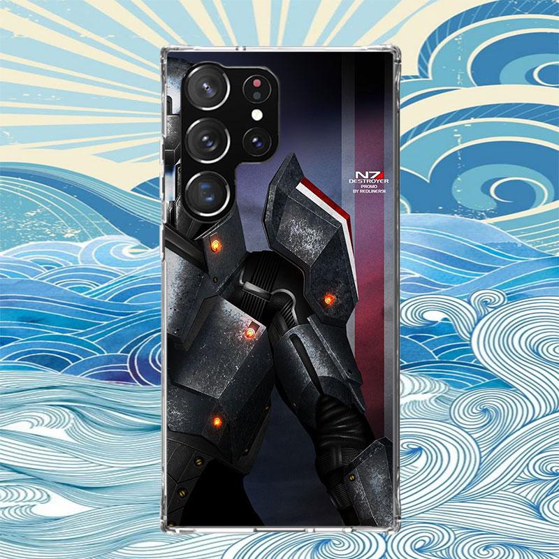 Чехол для телефона N7 Mass Effect для Samsung Galaxy S25 S24 S23 Plus S22 Ultra S21 S20 FE S10 + S25 Edge Funda Shell Coque Galaxy S25 S