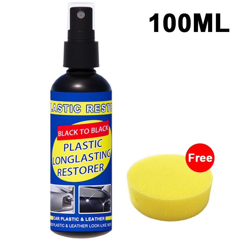 Car Plastic Restorer Back To Black Gloss Car Cleaning Products Auto Polish And Repair Coating Renovator For Cars Auto Detailing