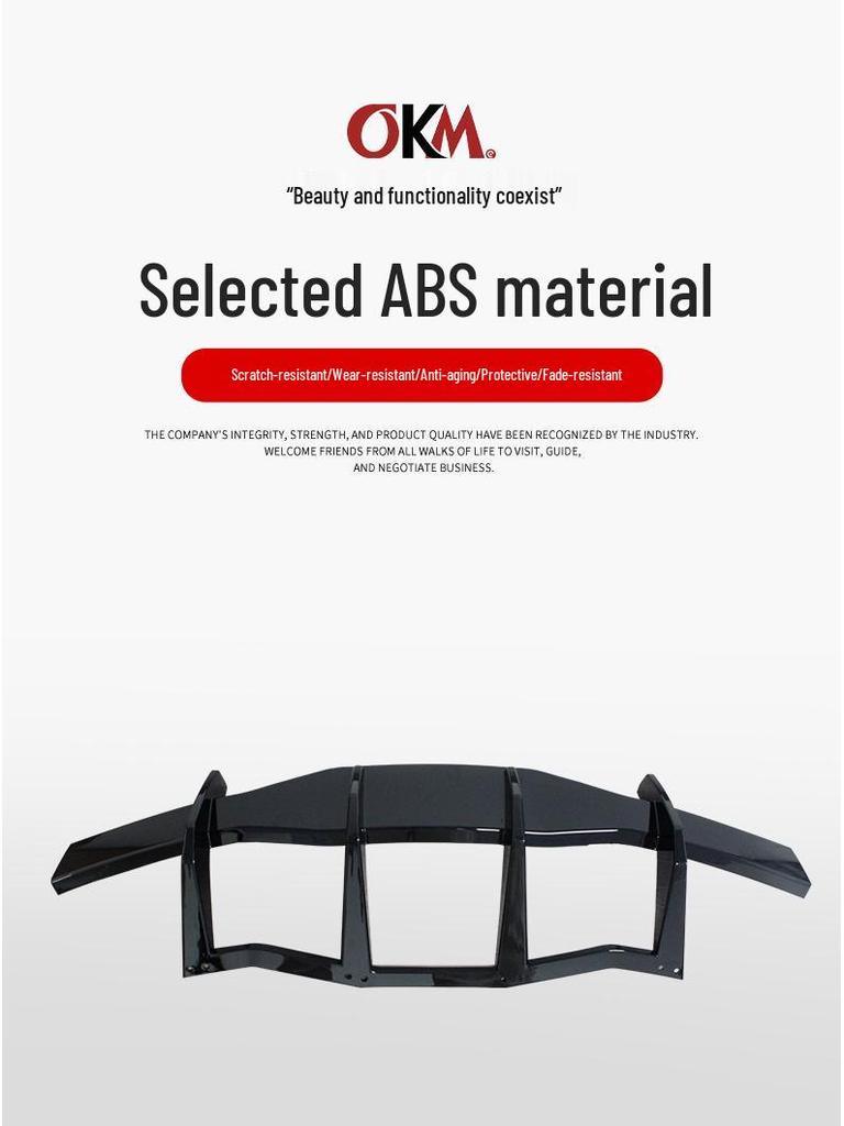 Chevrolet Corvette C8 (2020-2025) Rear Lip Spoiler and Diffuser Kit