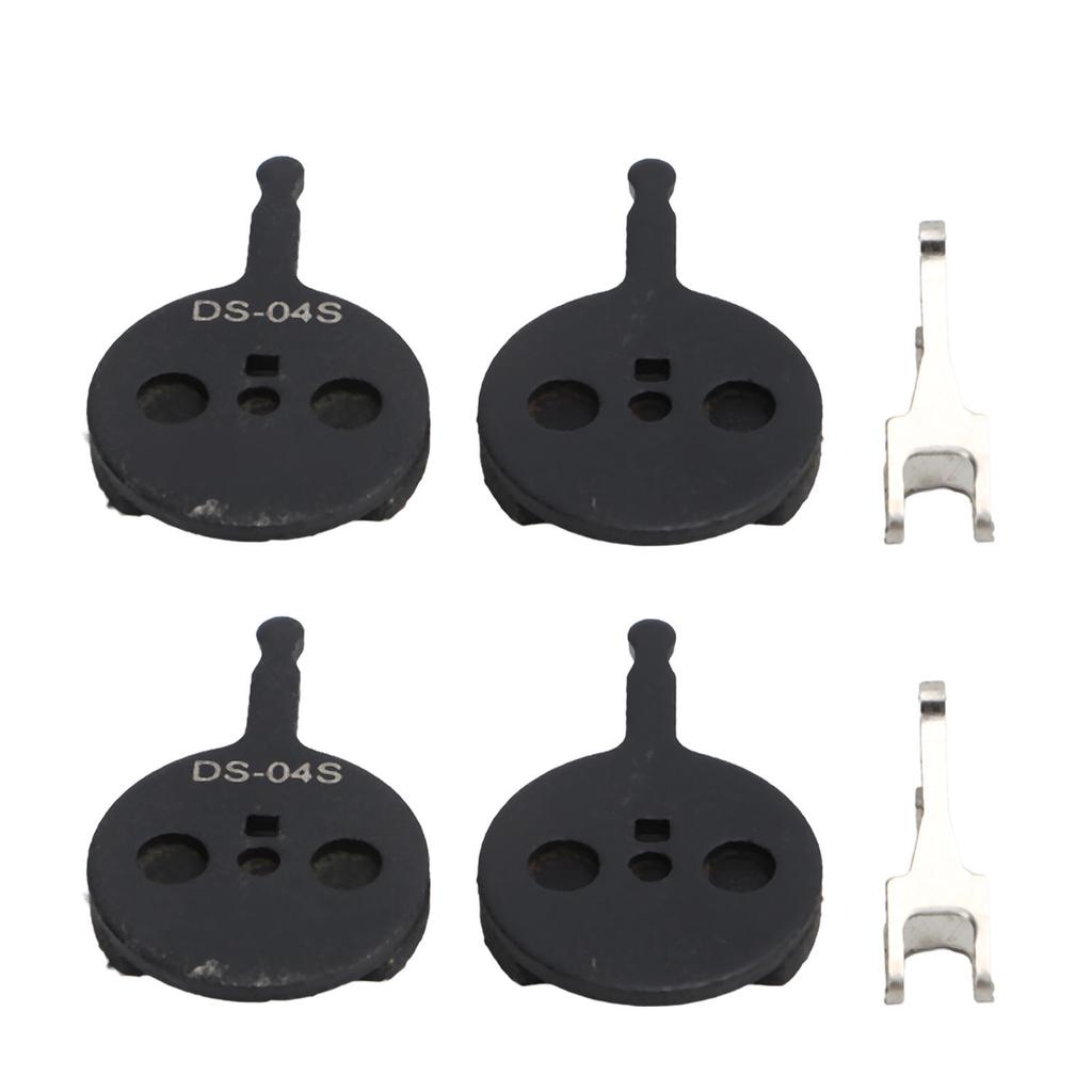 2 пары колодок для дискового тормоза горного велосипеда, полуметаллические тормозные колодки для велосипеда с пружиной, запчасти для ремонта велосипеда