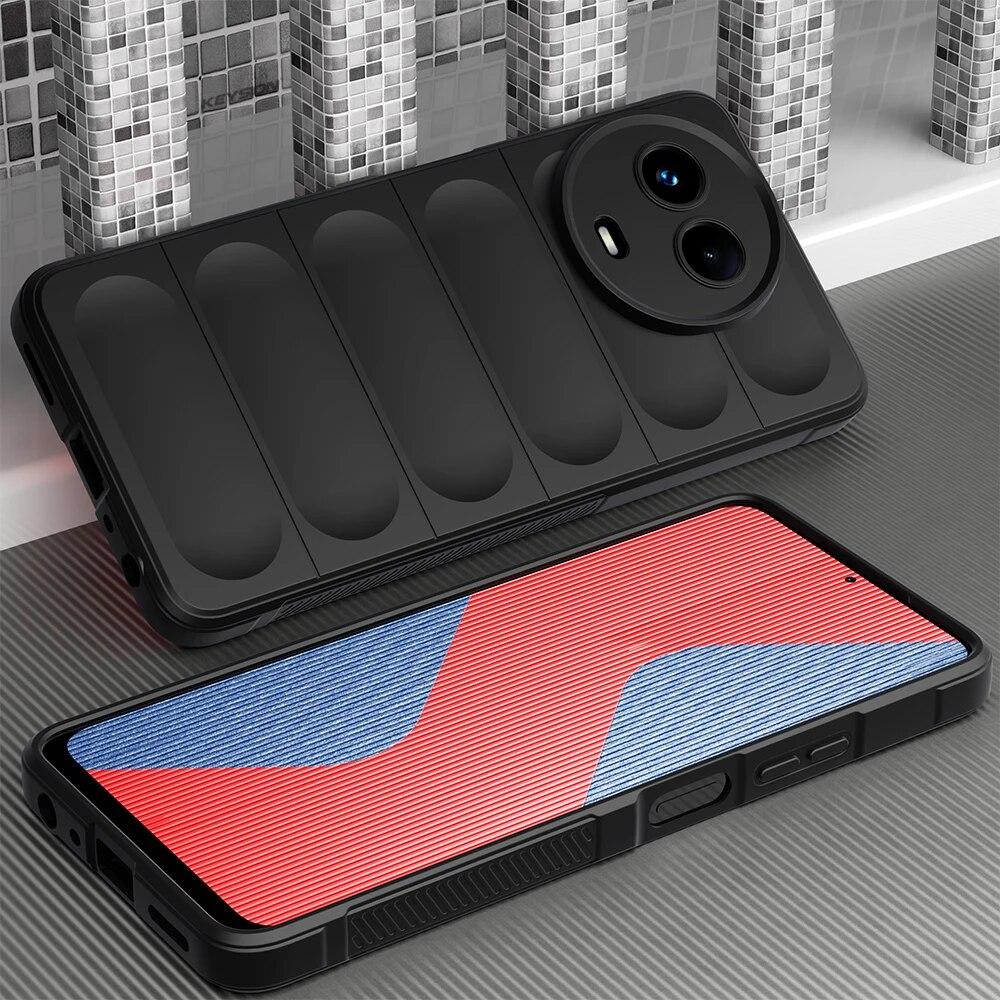KEYSION Противоударный чехол для Realme 11 5G 11X 11 Pro + 11 4G C67 5G, противоскользящий мягкий силиконовый чехол для телефона Narzo 60X 5G 60 Pro 5G