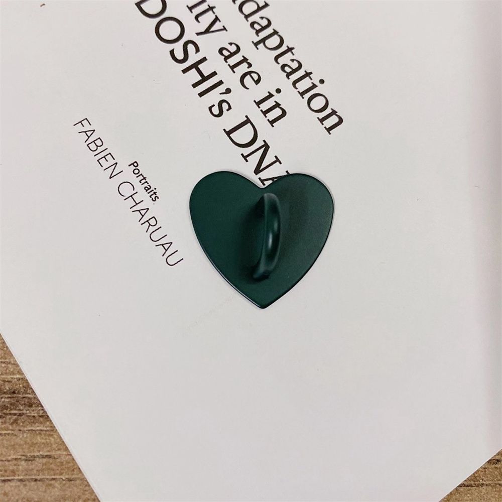 Charm DIY Phone Case Phone Clasps Hooks Phone Stand Holder Heart Finger Ring Phone Case Finger Ring