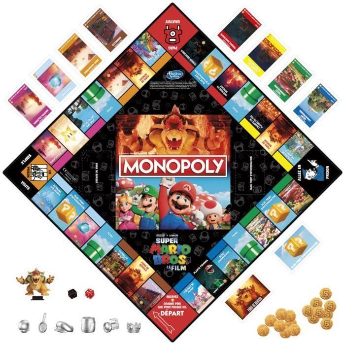Monopoly super mario, le film - jeu de plateau - a partir de 2 joueurs - dès 8 ans