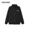 Skechers Men's Relaxed Fit Embroidered Stand-Collar Jacket