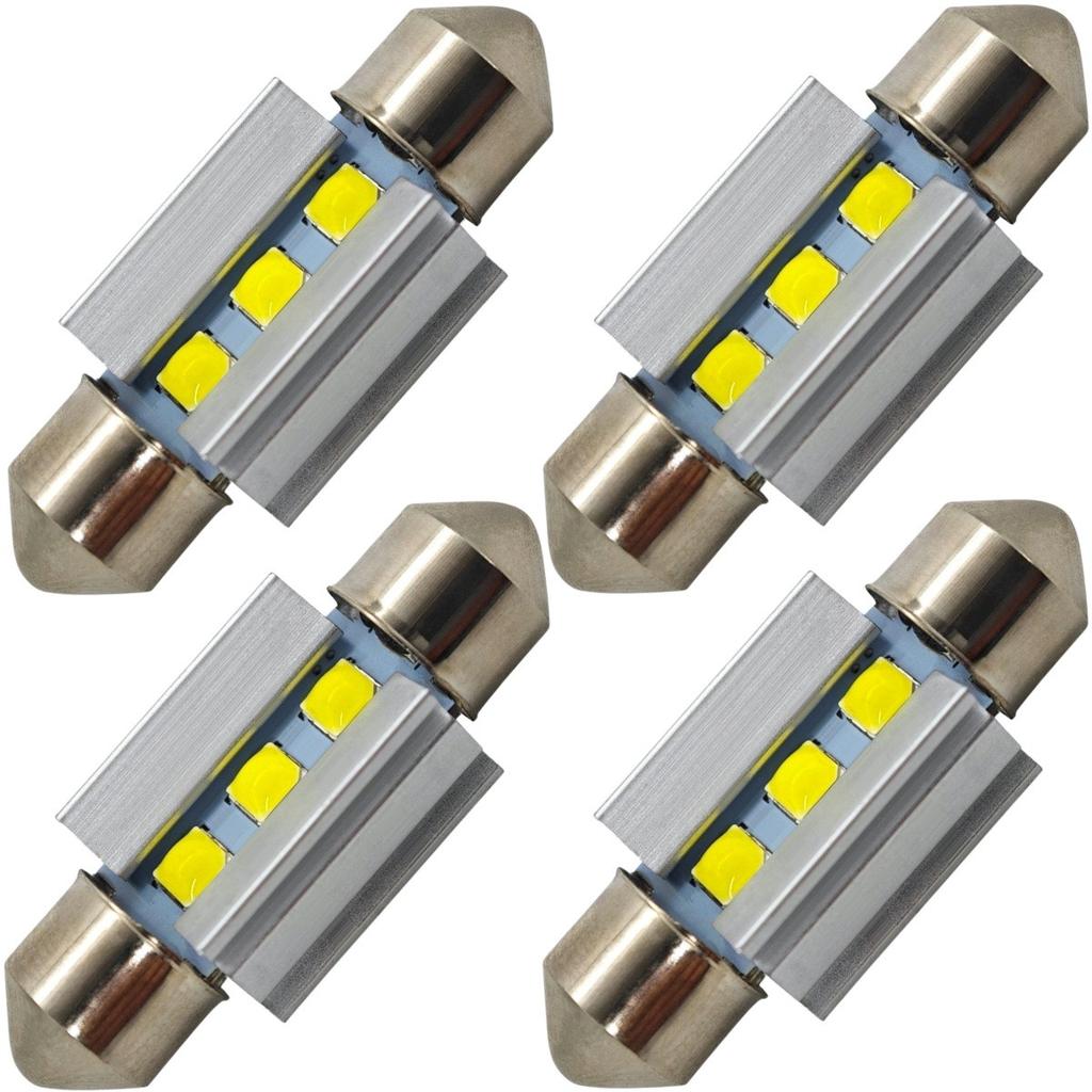 4 szt żarówka C5W, C10W LED SV8.5 12-24V CANBUS 39mm 320lm