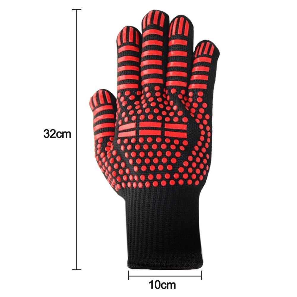 Tools Fireplaces High Temperature Resistance Heat Insulation BBQ Gloves Oven Mitts Fire Heat Glove