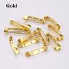 50pcs 15-35mm Brooch Clips Pin Base Silver Gold Safety Pins Brooch Blank Base Settings for DIY Jewelry Making Findings Supplies