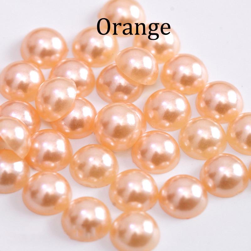 2, 3, 4, 5, 6, 8, 10, 12, 14 мм, круглые полубусины с искусственным жемчугом для изготовления ювелирных изделий, женские аксессуары для дизайна ногтей, сделай сам