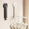 2 Pieces No-drill Installation Suction Cup Clothes Hanger Adjustable Length Laundry Rack  for Home