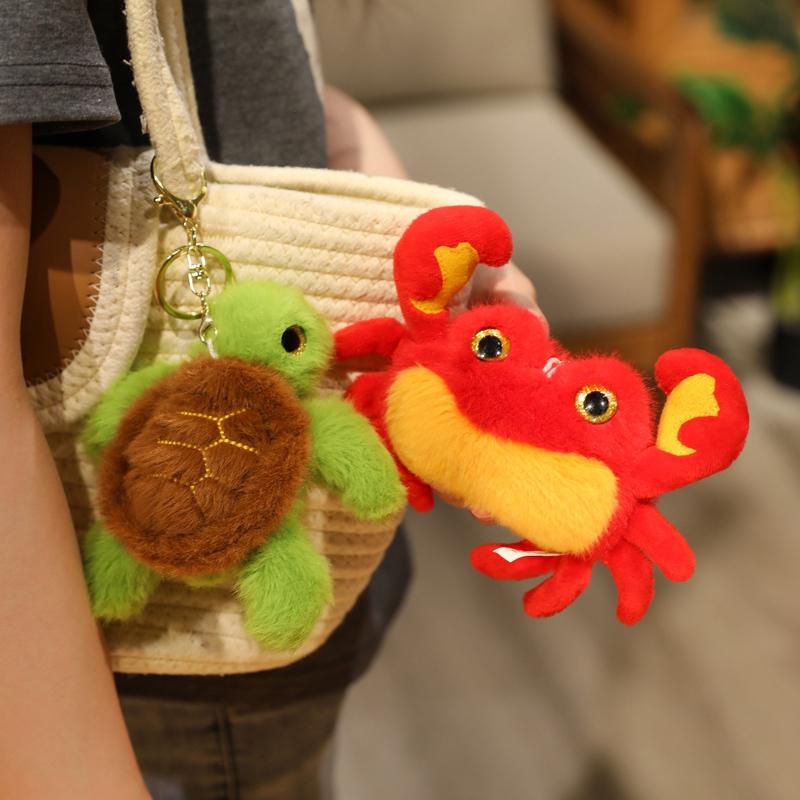 Имитация Морская Черепаха Краб Акула Кит Осьминог Рыба Клоун Плюшевая Игрушка Мультяшное Морское Океаническое Животное Мягкая Кукла Подарок Домашнее Украшение