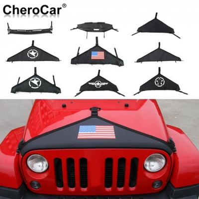 Передний Капот Защитная Накладка на Капот для Jeep Wrangler TJ JK 1997-2017