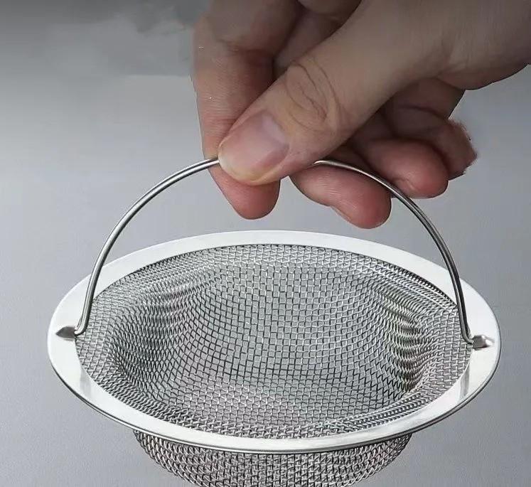 New Type Dense Hole Kitchen Sink Stainless Steel Filter Mesh Bathroom Sewer Filt