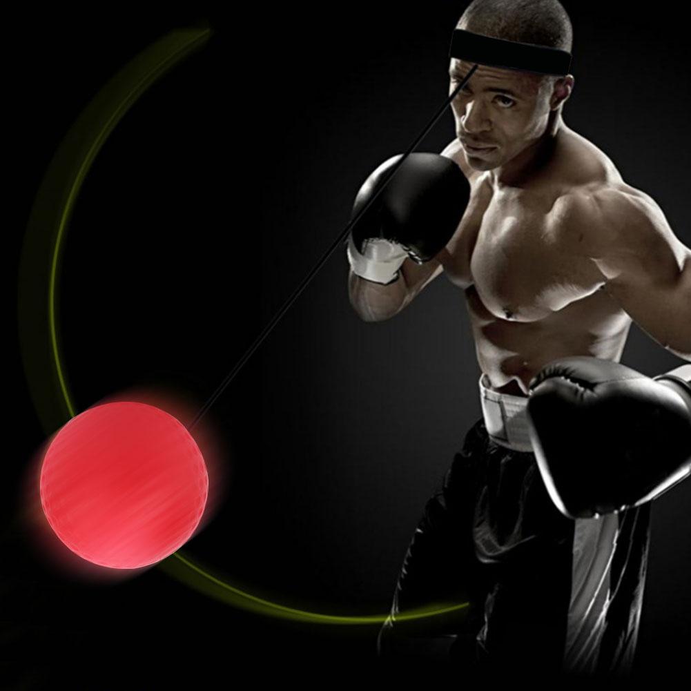 Оборудование для тренировки реакции, мяч для тренировки рефлекса удара с повязкой на голову для снятия стресса во время бокса