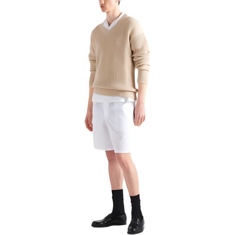 PRADA Poplin Bermuda Shorts Men's SPH384-1VJP-F0009-S-OOO