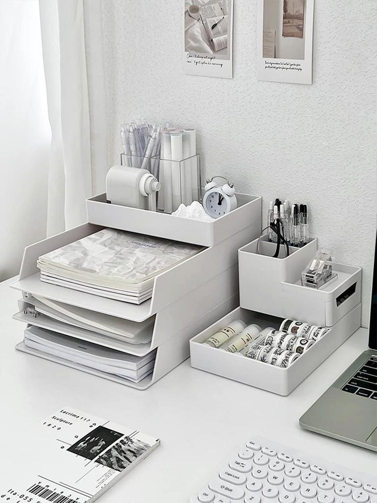 Письмо 3 4 5 A4 Документ Письмо Файл Стол Настольный Хранение Мелких Предметов Офис A4 Письмо Ящик, Ярусы, Ярусы, Ярусы, Лоток, Лоток, Хранение, Рабочий Стол, Лоток,