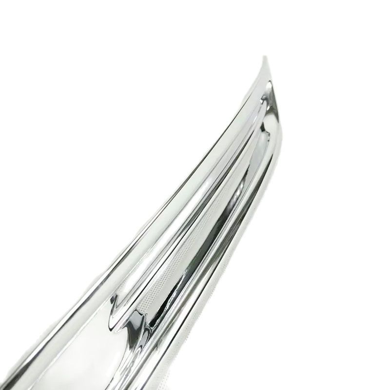 ABS Chrome для Toyota Highlander Kluger 2014-2018 автомобильные аксессуары, угловой гарнир для переднего бампера, противотуманная фара, накладка на лампу