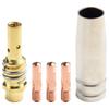 0.6/0.8/0.9/1.0/1.2mm Welding Nozzle 5pcs/set Accessories Contact Tip