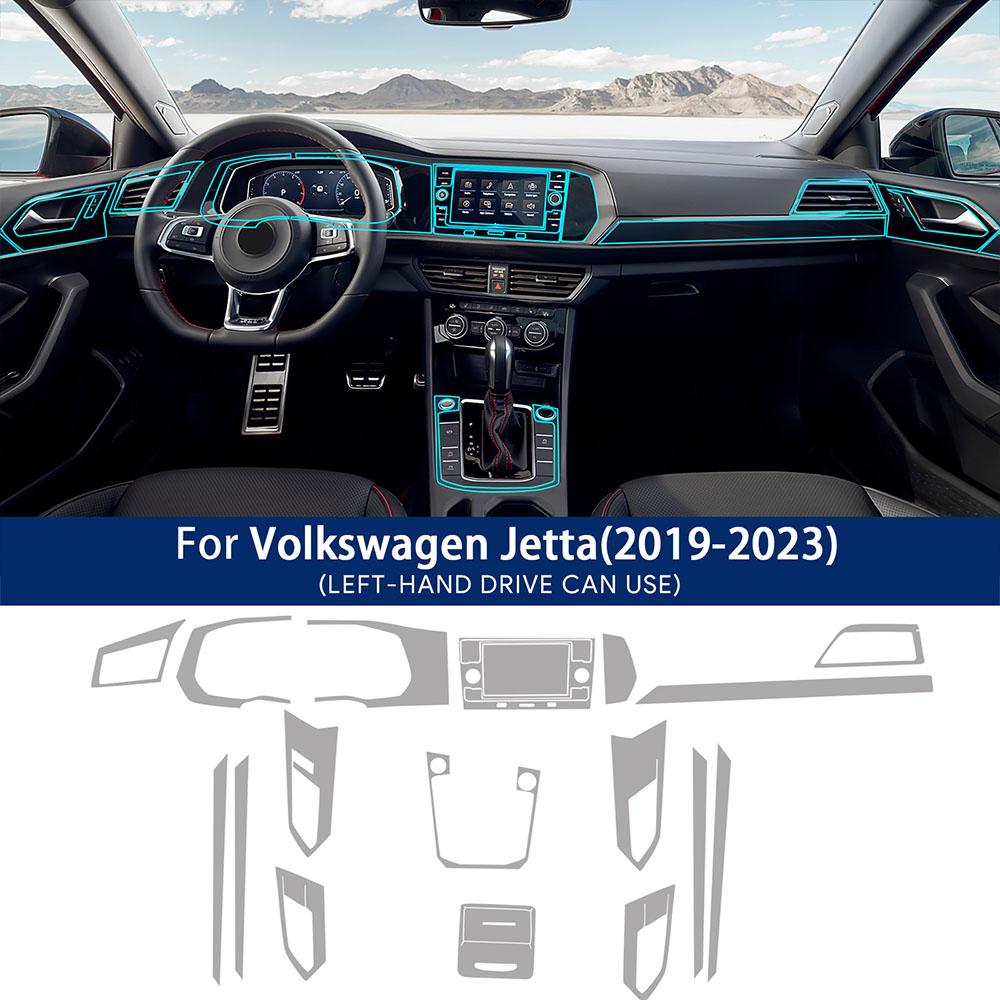 ТПУ пленка для интерьера Volkswagen VW Jetta - Наклейки на автомобиль Панель центральной консоли Экран приборной панели Панель переключения передач Окна Дверные панели