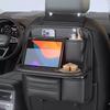Organizador de asiento trasero de coche con mesa plegable, soporte de almacenamiento para vehículo