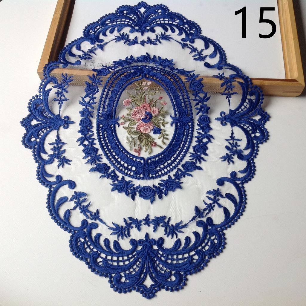 Винтажная кружевная салфетка для столовых приборов, вышитая скатерть, декоративные салфетки для столовой, вечеринки, свадьбы, антикварные подставки под кофе, салфетки для столовых приборов