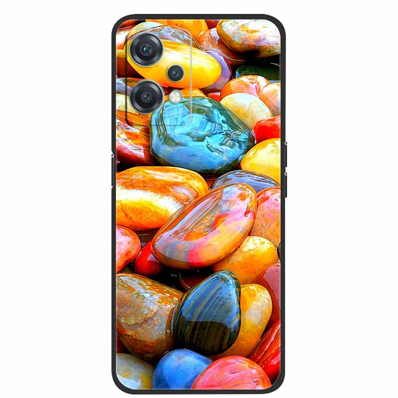 Для OnePlus Nord CE 2 Lite 5G Чехлы Черный Силикон Роскошный Бампер ТПУ Чехол Обложка Capa Для OnePlus Nord CE 2 5G Ударопрочные Чехлы