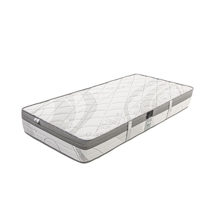 Matelas - ViscoPlus - 90 x 190 cm - Mousse memosoft100 - 26 cm d'épaisseur