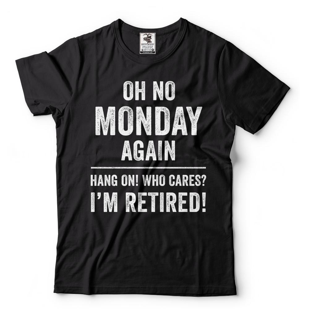 Mens Retirement T-shirt Funny Shirt retired Grandpa Grandma Mens Shirts Tee