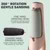 Электрическая пилка для ног, удалитель мозолей и огрубевшей кожи, электрические инструменты для педикюра, скраб для кутикулы ног