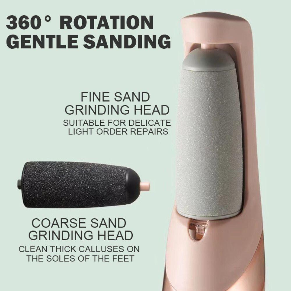 Электрическая пилка для ног, удалитель мозолей и огрубевшей кожи, электрические инструменты для педикюра, скраб для кутикулы ног