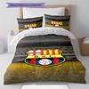 Barcelona SC Pattern Bedding Set Quilt Cover Pillowcase Home Decor Gift (1 * duvet cover + 2 * pillowcase, without core)