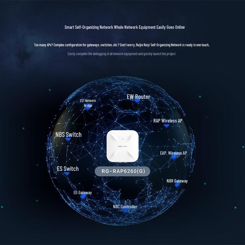 Беспроводная точка доступа Wi-Fi 6 для наружного использования Ruijie Reyee RG-RAP6260(грамм) (Китайская версия)