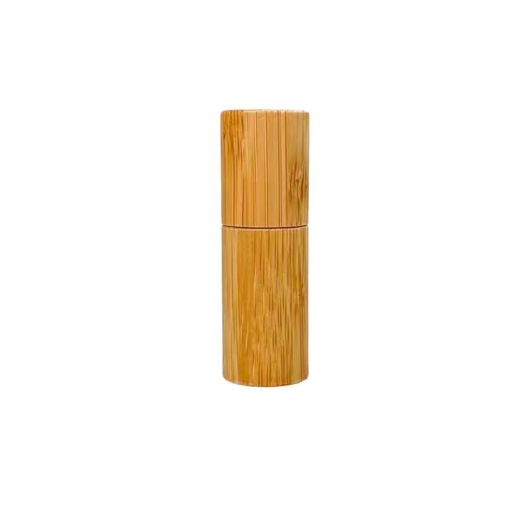 3/5/10ml Lip Oil Tubes Mini Spray Bottle Natural Bamboo Perfume Bottle  Perfume