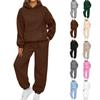 Women's 2 Piece Outfits Hoodie Sweatsuit Sets Oversized Sweatshirt Baggy Fall Fashion Sweatpants with Pockets