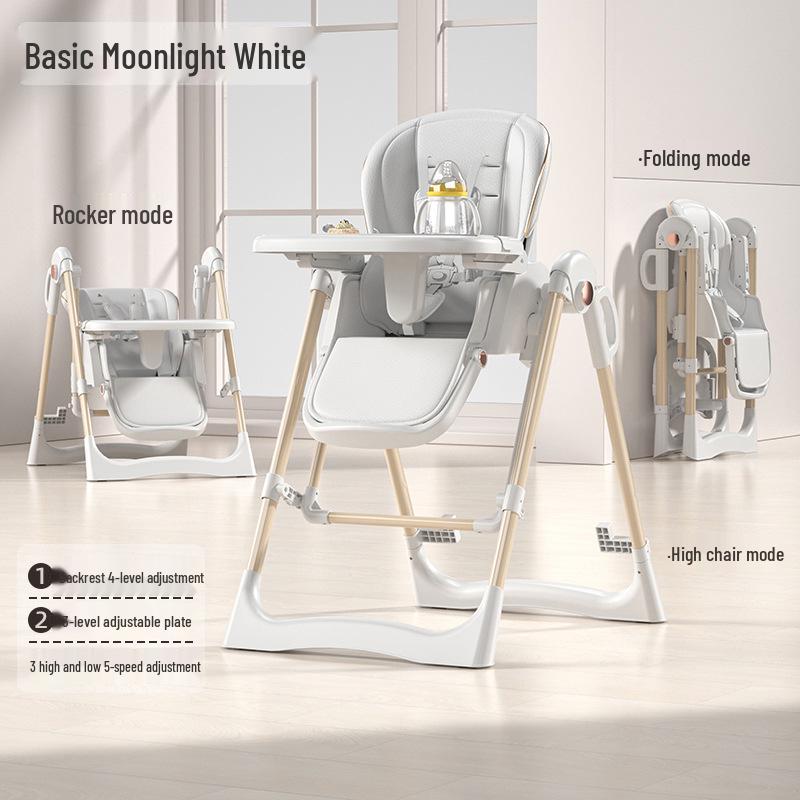 Многофункциональный портативный детский стульчик для кормления: Складной, подходит для дома и путешествий.