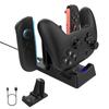 New Charging Dock for Switch 2 Pro Controller Charging Fast Simultaneous LED Charging Overcharge USB Portable 3-in-1 & Joy-Con Controllers, Joy-Con
