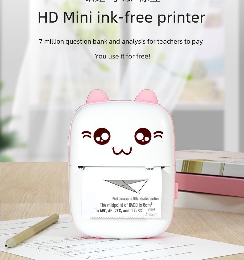 Portable Bluetooth Mini Thermal Printer for Mobile Photos