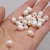 20 шт. белого натурального жемчуга с большим отверстием, роскошные элегантные бусины в форме риса для самостоятельного изготовления ожерелья, браслета, серег, аксессуаров, изготовления ювелирных изделий