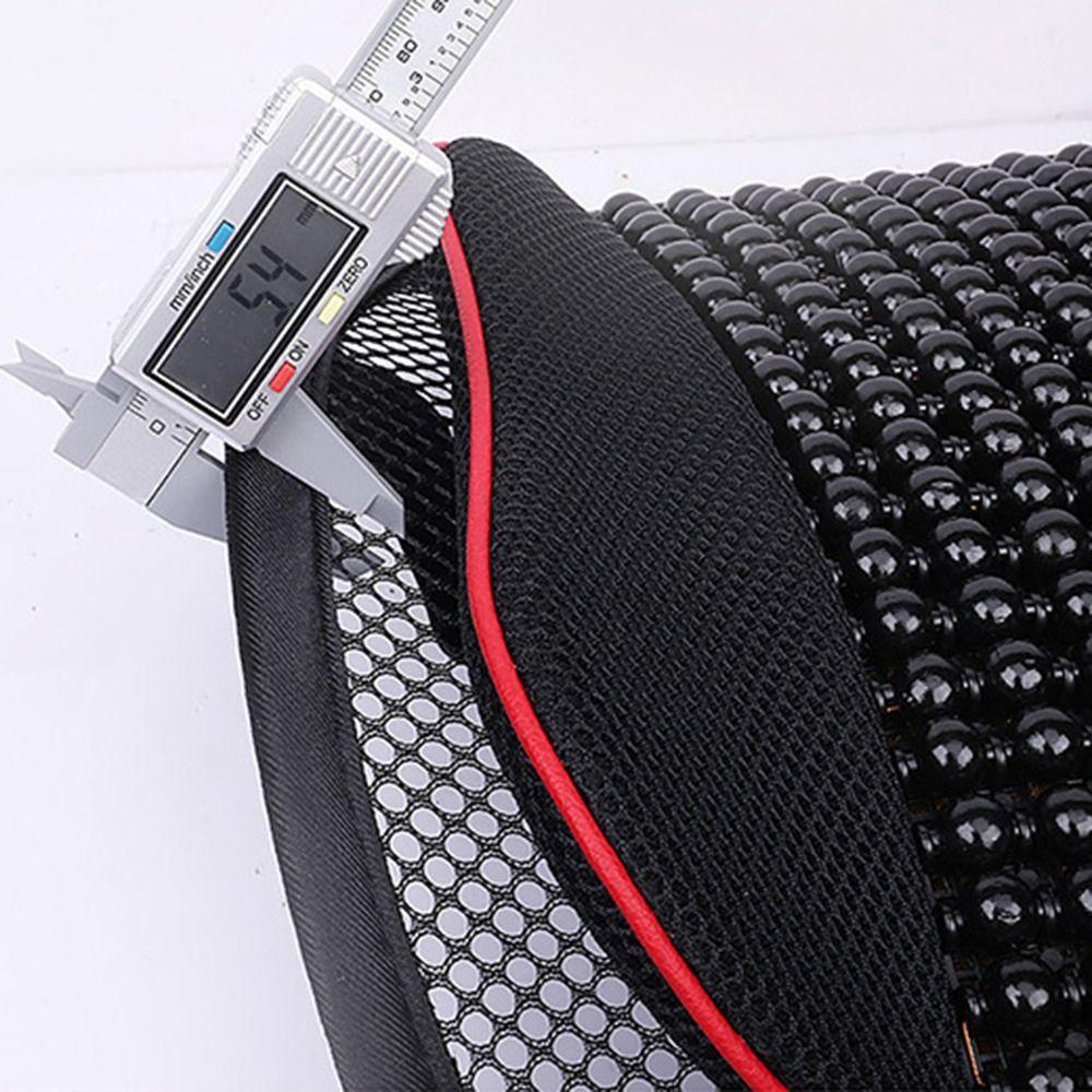 Поддержка поясницы, поясничная подушка для автомобильного сиденья, деревянная сетка с бусинами, вентилируемая спинка, офисное кресло